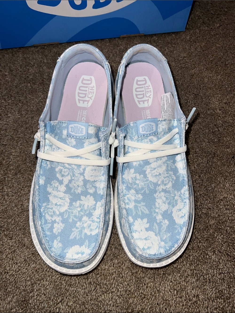 Hey Dude Wendy Washed Floral Slip-On Sneakers - Picture 2 of 7